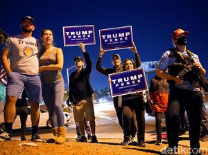 Aksi Pendukung Trump Protes Perhitungan Suara