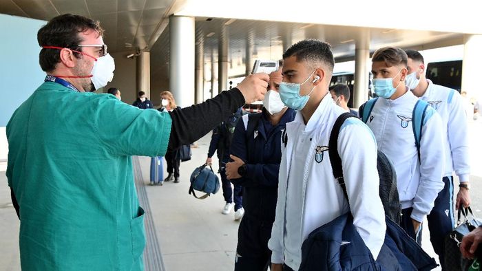 Lazio SAINT PETERSBURG, RUSSIA - NOVEMBER 03: Andreas Pereira of SS lazio ahead of the UEFA Champions League Group F stage match between SS Lazio and Zenit St. Petersburg at on November 03, 2020 in Saint Petersburg, Russia. (Photo by Marco Rosi - SS Lazio/Getty Images)