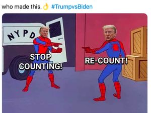 Meme Kocak Pilpres AS 2020