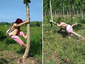 10 Momen Apes Emak-emak yang Lucunya Kelewatan, Mau Ketawa Takut Dikutuk