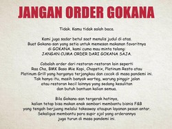 Gokana Ikutan Tulis Surat Mirip Burger King, Tapi Tak Bikin Netizen Terharu