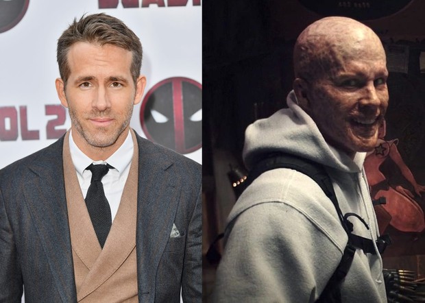 Ryan Renolds rela menutupi wajah tampannya dengan latex untuk menciptakan ilusi kulit yang hancur karena eksperimen medis.