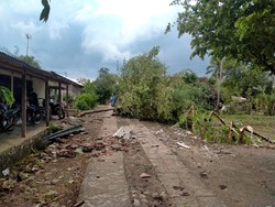 Hujan-Angin Kencang di Gunungkidul, Puluhan Rumah Rusak