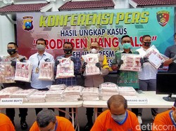 Polisi Surabaya Bongkar Produksi Uang Palsu Senilai Rp 16 Miliar