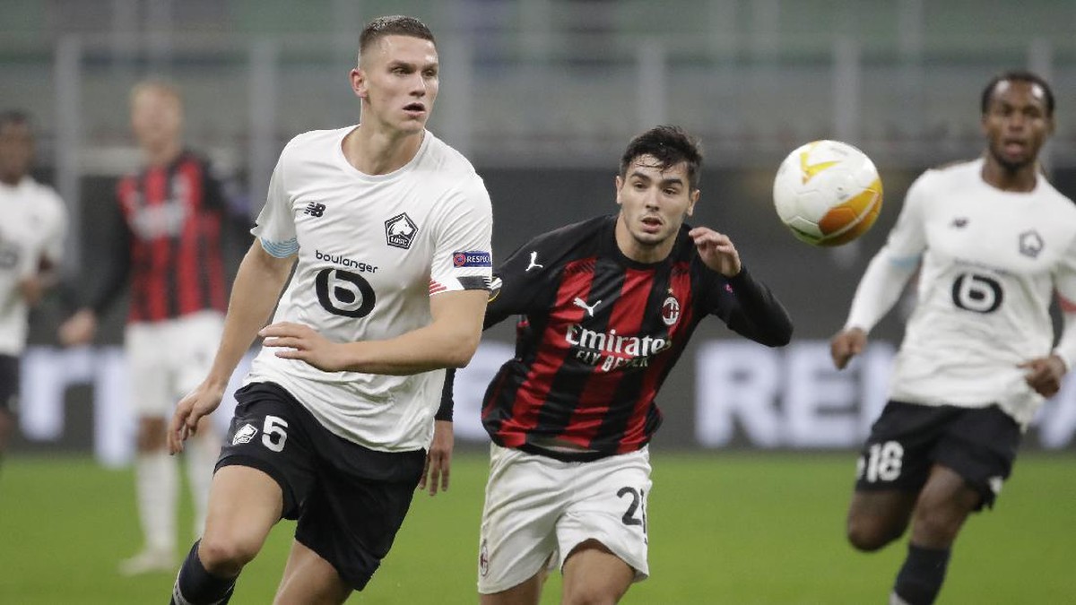 AC Milan dikalahkan Lille 0-3 di Liga Europa (Foto: AP/Luca Bruno)