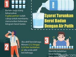 Air Putih Bisa Bantu Turunkan Berat Badan Lho, Begini Aturannya