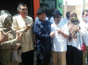 Cawagub Sumbar Indra Catri Sowan ke Mantan Wali Kota Payakumbuh