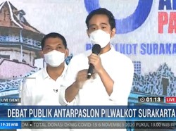 Gaya Gibran Berapi-api Saat Sampaikan Visi Misi di Debat Pilkada Solo