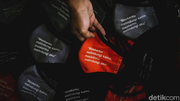 Di Sini Beragam Masker Kain Diproduksi Saat Pandemi