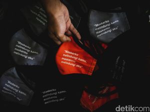 Di Sini Beragam Masker Kain Diproduksi Saat Pandemi