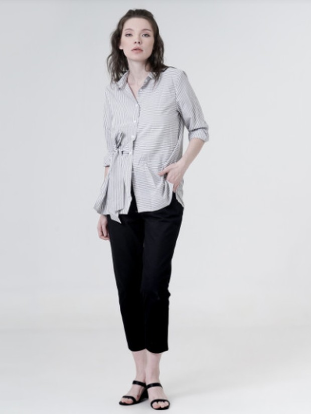 Elina Top Grey/thisisapril.com Outfit atasan this is April Elina top grey/thisisapril.com