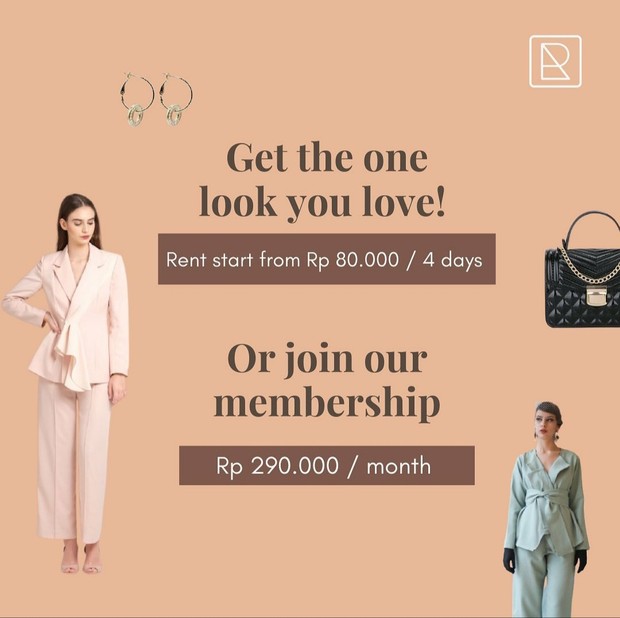 Harga rental di Rentique/Foto: Instagram/rentiqueid Rekomendasi rental baju online