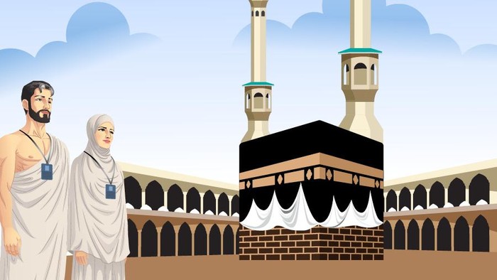 Ilustrasi ibadah haji dan umrah Ilustrasi ibadah haji dan umrah