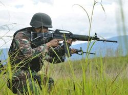 1 Prajurit TNI Terluka Ditembak Kelompok Separatis di Puncak Papua