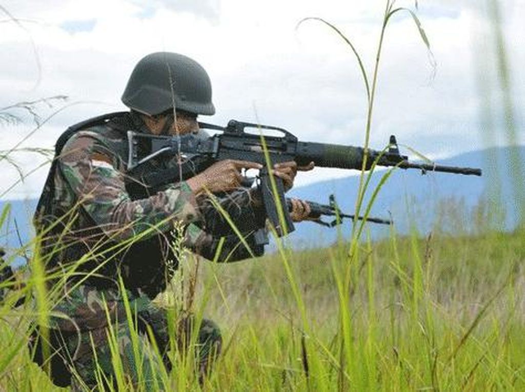 TNI Kontak Tembak dengan KKB di Intan Jaya Papua, Masih Berlangsung