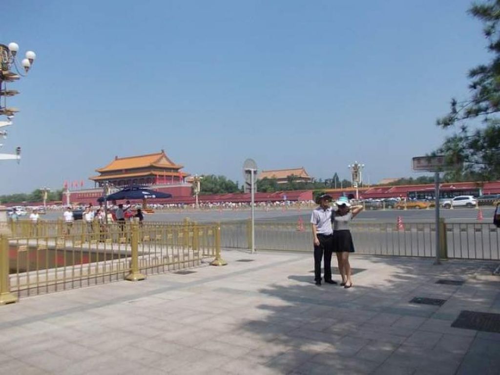 Foto: Sisi Lain Lapangan Tiananmen di Beijing Foto: Sisi Lain Lapangan Tiananmen di Beijing