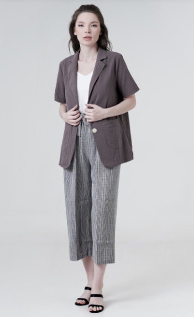 Lily Top Grey/thisisapril.com Outfit atasan this is April lily top grey/thisisapril.com