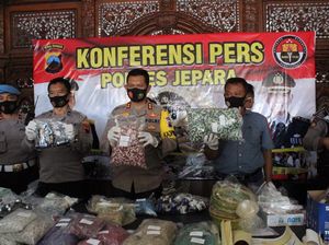 Waduh! Kos-kosan di Jepara Ini Disulap Jadi Pabrik Obat Ilegal