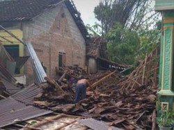 Hujan Angin Terjang Gunungkidul, Puluhan Rumah Rusak