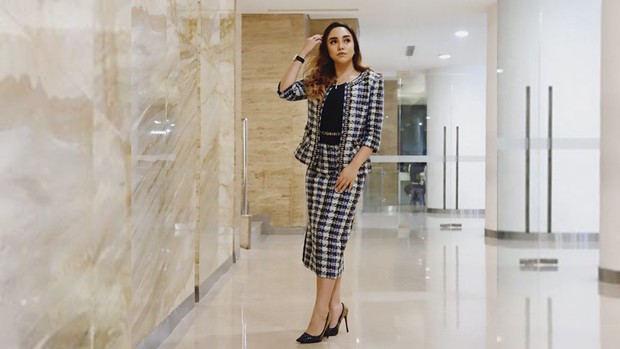 gaya outfit Salmafina Sunan