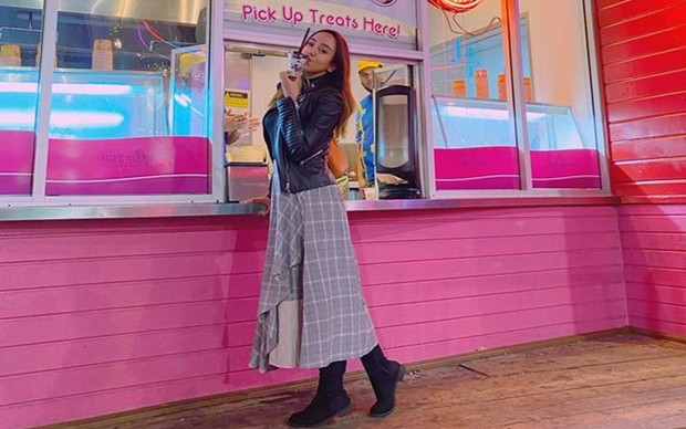 gaya outfit Salmafina Sunan