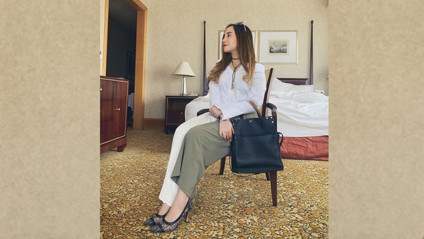 gaya outfit Salmafina Sunan