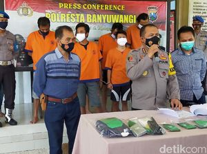 12 Kurir Narkoba Ditangkap Polisi Banyuwangi
