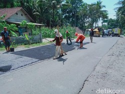 Gunung Merapi Siaga, Rehab Jalur Evakuasi Pengungsi di Klaten Dikebut
