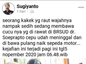 Geger Kakek Gendong Jasad Bayi Pakai Motor, Ini Cerita di Baliknya