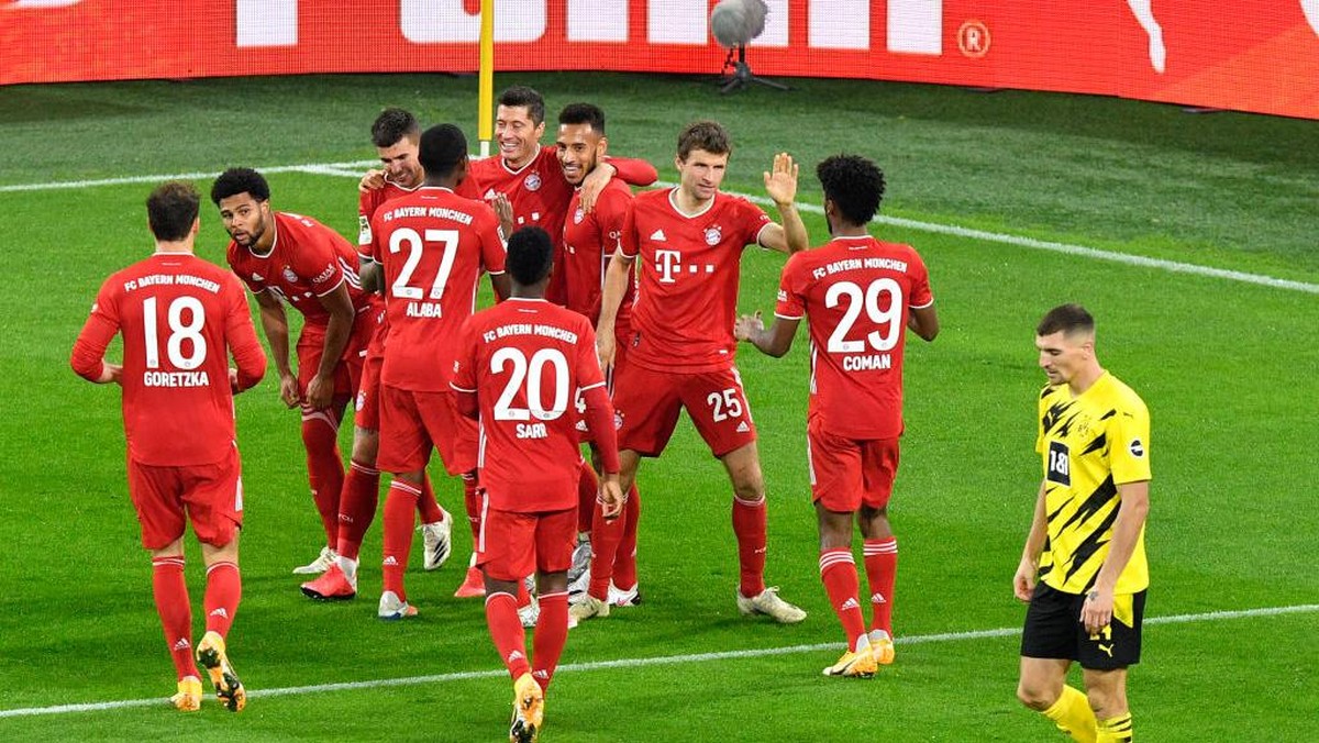 Bayern Munich kalahkan Borussia Dortmund 3-2 (Foto: Martin Meissner - Pool/Getty Ima/Pool)