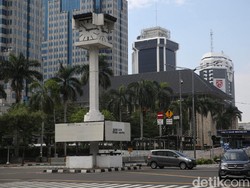 Tugu Jam Thamrin Dipindahkan, Begini Rekayasa Lalu Lintasnya