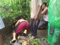 Balita di Blitar Tewas Terseret Arus Deras Selokan