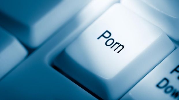 Ilustrasi Menonton Video Porno