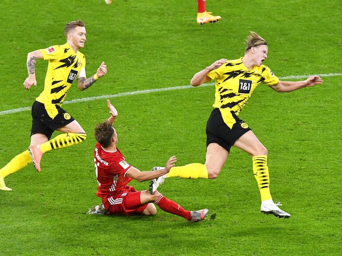 Link live streaming Bayern Munich vs Borussia Dortmund lihat di sini. (Foto: AP/Martin Meissner)