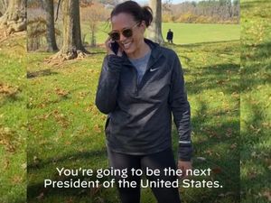 Momen Bahagia Kamala Harris Telepon Joe Biden Saat Menang Pilpres