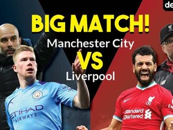 Link Live Streaming Manchester City Vs Liverpool: Penentu Juara?