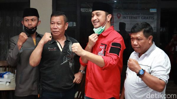 Momen Giring Kunjungi Kantor DPW PSI Jabar di Bandung