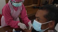 60 Orang Relawan di Kamp Pengungsi Merapi Jalani Rapid Test