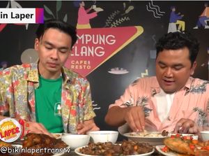 Bikin Laper! Ketagihan Enaknya Ayam Bumbu Rujak dan Tumis Ati Ampela