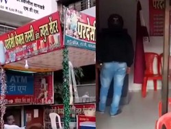 Duh! Penjual Ini Buka Kedai Jus Buah di Dalam Ruang ATM