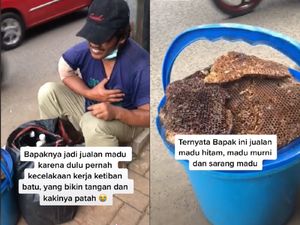 Perjuangan Hidup Penjual Madu, Alami Patah Tulang dan Tak Punya Tempat Tinggal Perjuangan Hidup Penjual Madu, Alami Patah Tulang dan Tak Punya Tempat Tinggal