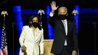 Momen Biden-Harris Saat Pidato Kemenangan