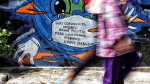 Mural Pesan Sosial di Sunter Keren-keren Banget Gaes