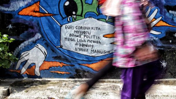 Mural Pesan Sosial di Sunter Keren-keren Banget Gaes