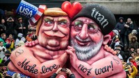Ragam Karya Kocak Tentang Trump Selama Jadi Presiden