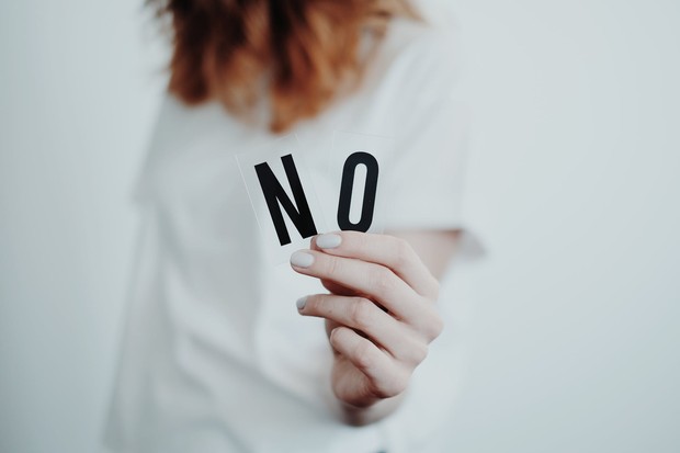 Say no/pexels.com Say no