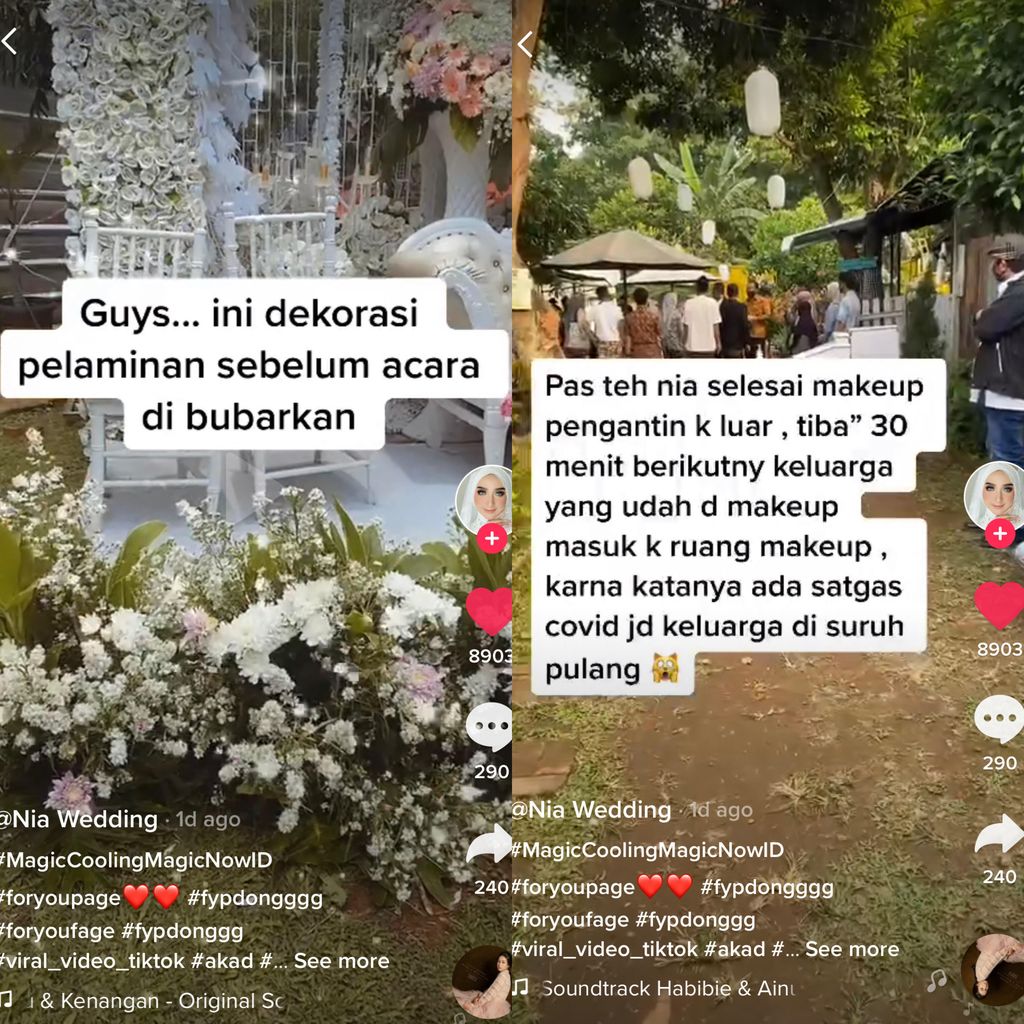 Kisah acara pernikahan yang dibubarkan oleh satgas COVID-19
