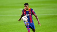 3. Ansu Fati (Barcelona) akan menempati sektor kiri ofensif. Ia punya estimasi valuasi 80 juta euro. (Foto: Getty Images/David Ramos)