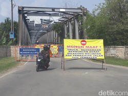 Jembatan Glendeng Penghubung Tuban-Bojonegoro Dibuka untuk Pemotor