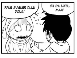 Komik Faris Manusiakan Pocong hingga Kuntilanak dengan Cara Tak Biasa